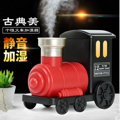 Cute steam train USB mini small silent humidifier student dormitory desktop office portable