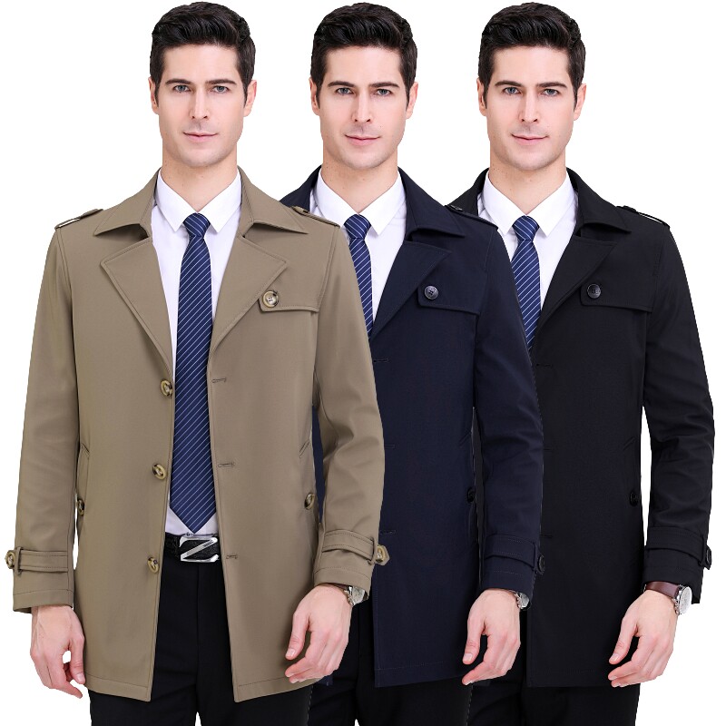 Spring dress Business Leadership Leisure Jacket Fatty Cover Cover Suite Collage Dresser Men Middle-aged Dad Loose Costumes