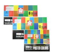 guang gao cai Japanese cherry blossom Sakura water pastel pigment 12 ml Japan original brush timossin die