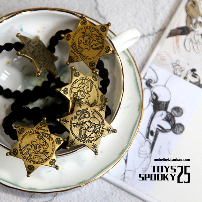 Original hand - made custom retro high - flying hair circle Halloween squirrel hair circle hair decoration