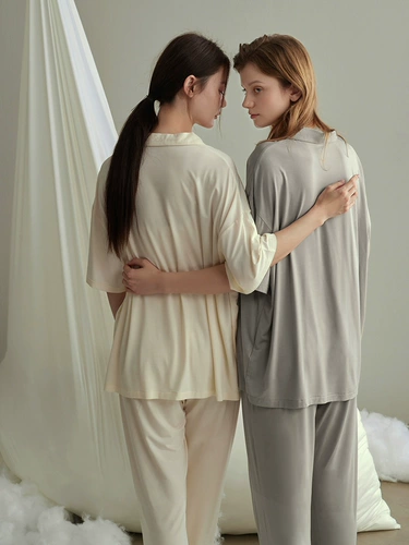 同语 Летняя пижама, мягкий комплект, короткий рукав