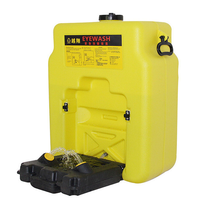 53 liters wall-mounted portable eye-cleaner ABS double-mouth emergency wall-mounted eye washer portable emergency washing eye device