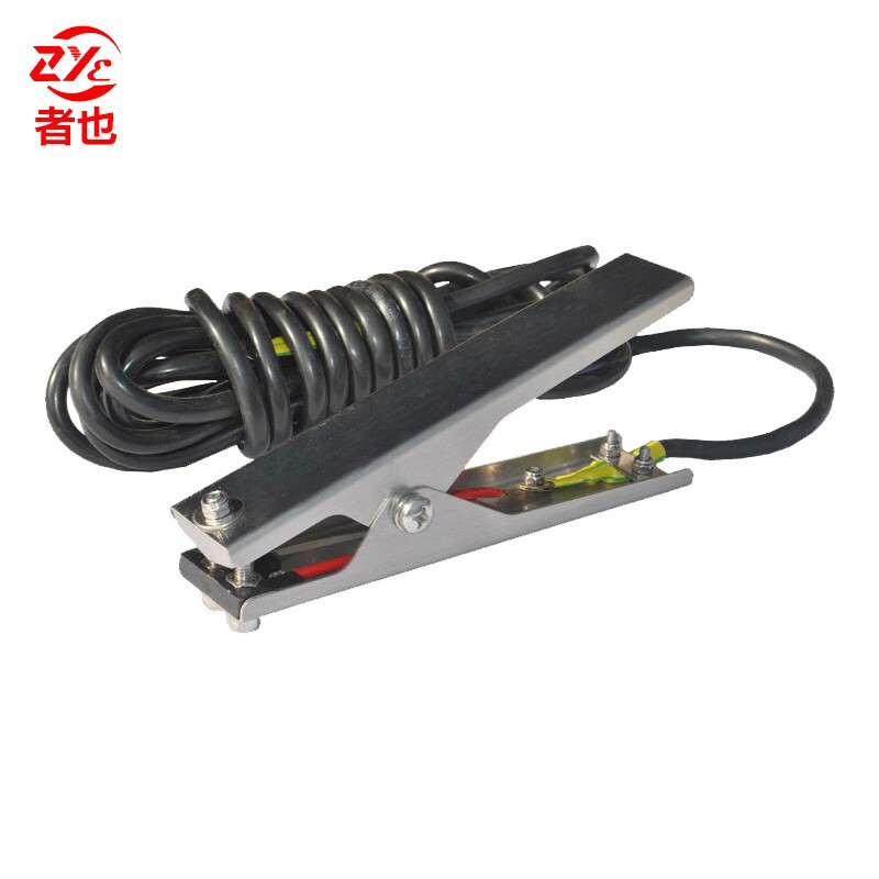 Antistatic Clip Ground Clip Petrol Station Siren Clip Oil Tanker Independent Explosion Proof Electrostatic Stainless Steel Ground Pliers