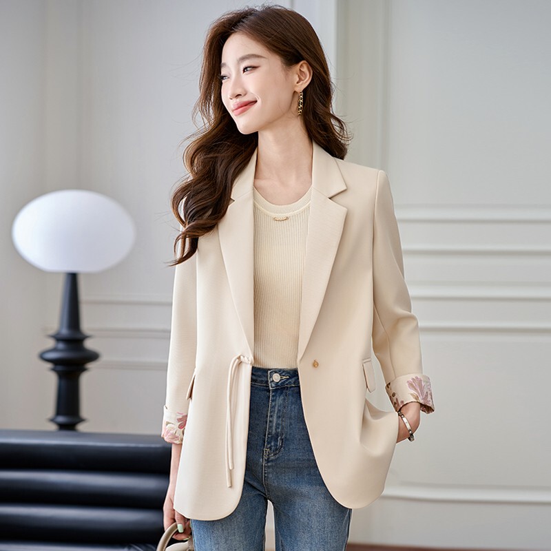 New Chinese-Style National Fashion Blazer for Women, Spring and Autumn 2026 New Women's Clothing, High-End Casual Suit for Petite Women