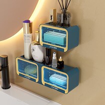 Soap box network red soap box free punch suction wall hanging creative double layer asphalt frame household toilet