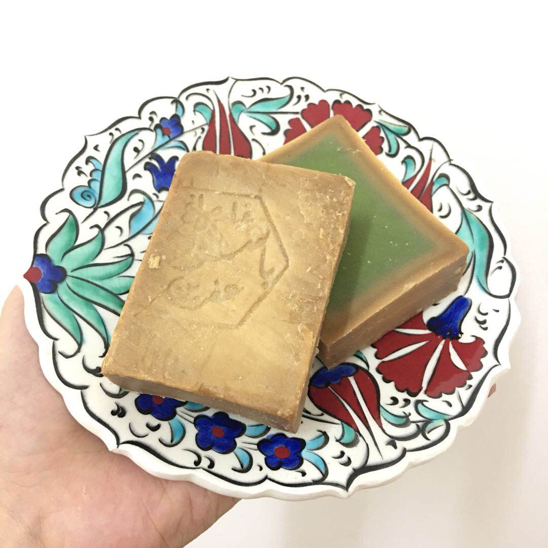 Silk Syria Aleppo Ancient Soap Olive Soap Laurel Oil 10% Four Years Blemishes Soap Handmade Soap Stock 200