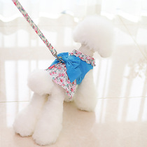 Small and medium dog Pets cute pooch Kitty Tow Rope Teddy Biumami Vest-Style Cat Walking Dog Rope