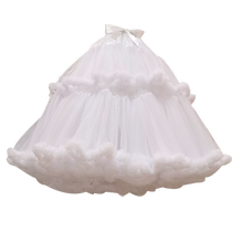 lolita skirt support cloud support daily violence boneless soft gauze support marshmallow mid-length tutu skirt Lolita