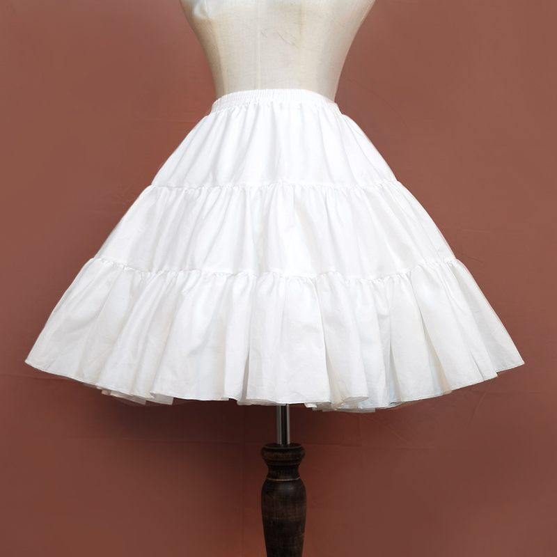 Lolita Skirt Brace Daily Brace without bone Soft yarn Cotton candy Cloud Brace Lining Skirt Fluffy Skirt Roletta Skirt 50cm