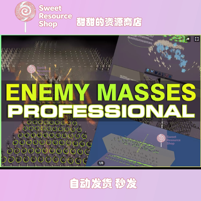 Unity Enemy Masses Professional Massive Crowds 1.9.3 Package Update Unity Enemy Masses Professional Massive Crowds 1.9.3 Package Update