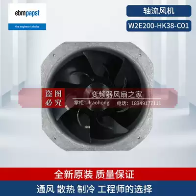 W2E200-HK38-C01 ebmpapst axial fan 22580 cabinet cooling fan wind power industry