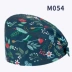 Mũ phẫu thuật nữ bông phòng mổ in mũ nam bác sĩ gây mê y tá mũ nha khoa răng miệng làm đẹp mũ lưỡi trai 