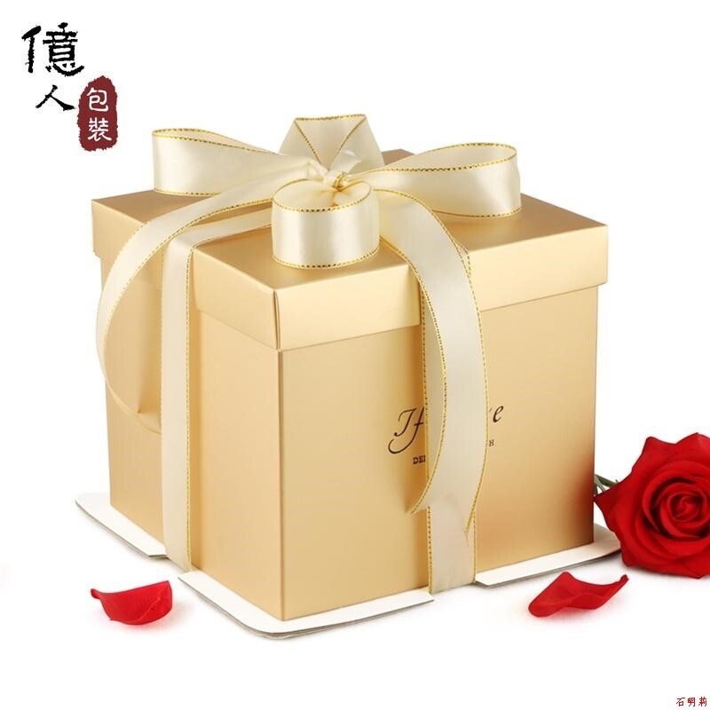 4 inch 6 inch 8 inch 10 inch pure birthday cake box thick white cardboard box baking box