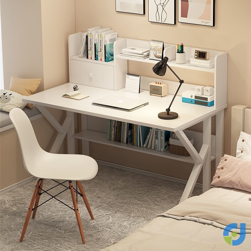 Desk Junior High School Home Children Desk Bookcase Integrated Bookcase Study Table Locker for homework desk Easy