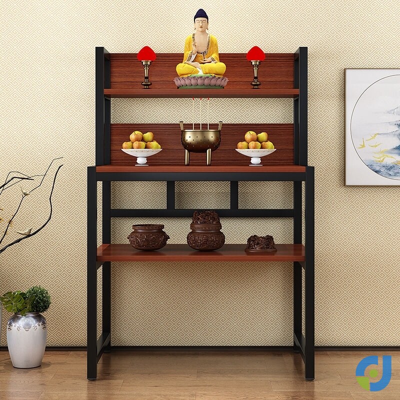 Buddha Niche Modern Light Extravaganza Honors table Shentai Chinese style brief Divine Niche Cupboard Buddhist Cabinet Incense Case for TaiwanEconomic Type of Home