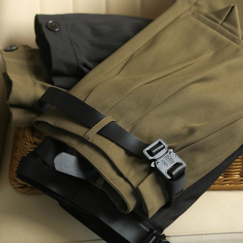 Handsome trendy boutique owner recommend ~ Lies to be thin and loose with cool yuppie Harun Overalls casual pants ME791