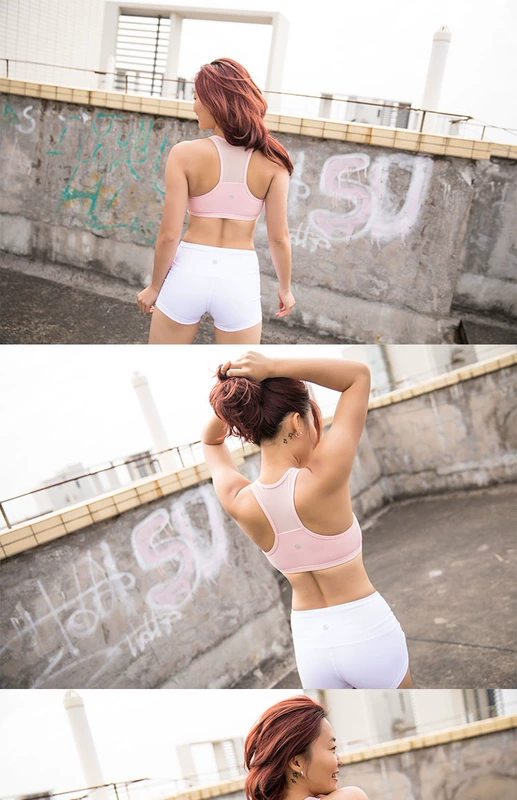 LEANA Lina đồ lót thể thao nữ yoga vest làm đẹp trở lại áo ngực tập thể dục ngực sốc áo ngực chuyên nghiệp 2008 - Đồ lót thể thao áo bra tập gym big size