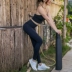 LEANA Lina thể thao ngoài trời 2018 mới Pilates chạy thể dục chín quần nữ hông 3735 - Quần thể thao Quần thể thao