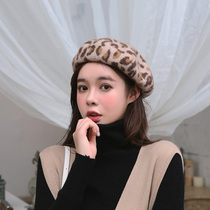 Autumn winter hat children BAO WEN woolen beret female wool hat Korean version of Japanese painter hat BAO WEN pumpkin hat