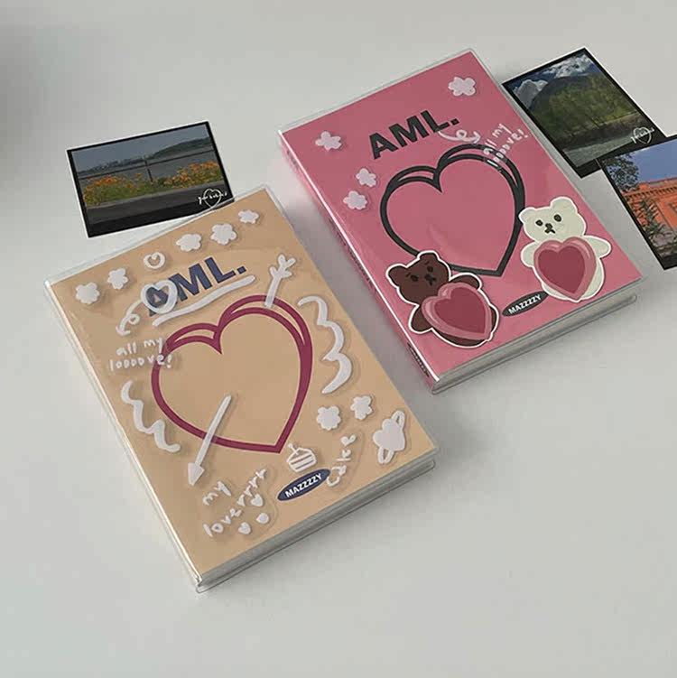 手機貼紙duye度也韓國mazzzzy新款小熊桃心貼紙貼畫背景卡手機裝飾手帳 Yahoo奇摩拍賣