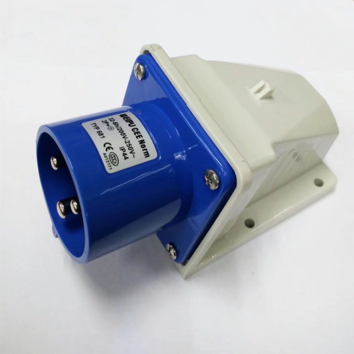 WEIPU Weipu Industrial socket Industrial Plug TYP681 (32A3 Core) Ming fitting seat pin IP44