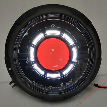 Dl250 headlight assembly modified led bifocal lens