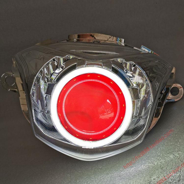 VF100 VF125 Headlight Assembly LED Bi-optical Lens Sea 5 Xenon Lamp Living Room Lamp Angel Eye Devil Eye