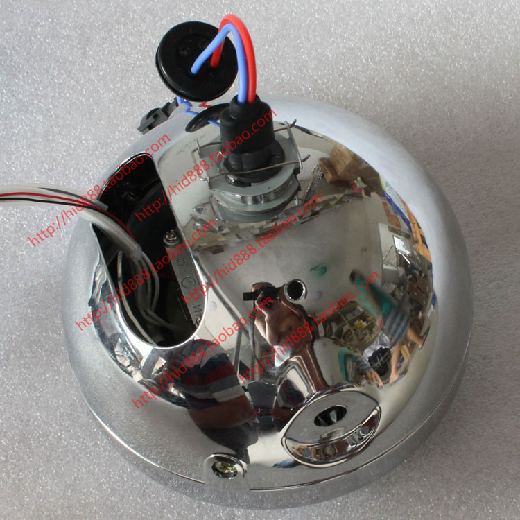 Đèn pha tròn GN5 inch 3 inch xenon đèn đôi ống kính thiên thần mắt quỷ mắt nam xe máy đèn pha xe wave