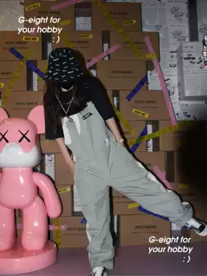 Gight ski baby bag pants men and women Korean windproof Waterproof warm tide snowboarding equipment independent brand