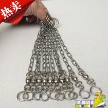 Medium and large parrot stand stainless steel parrot anklet 8-character ring bird anklet Diamond folding machine