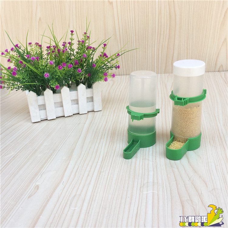 Nước uống tự động cho chim Cho ăn Thức ăn cho vẹt Bát chim chống nước Bình tưới nước - Chim & Chăm sóc chim Supplies long chao mao