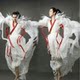 Film and Television Demon Cat Legend Baihe Youth-Style Ancient Costume Feather Outfit Liu Haoran White Dragon Danlong Fairy Costume Performance Outfit