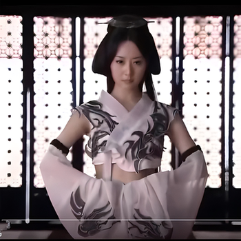 Star and Moon Myth Jade Shaw White Ice Jinsha Same Style Dance Costume Dunhuang Flying Han Dynasty Large Water Sleeve Dance Costume