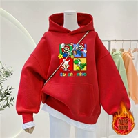 Красный, флисовый