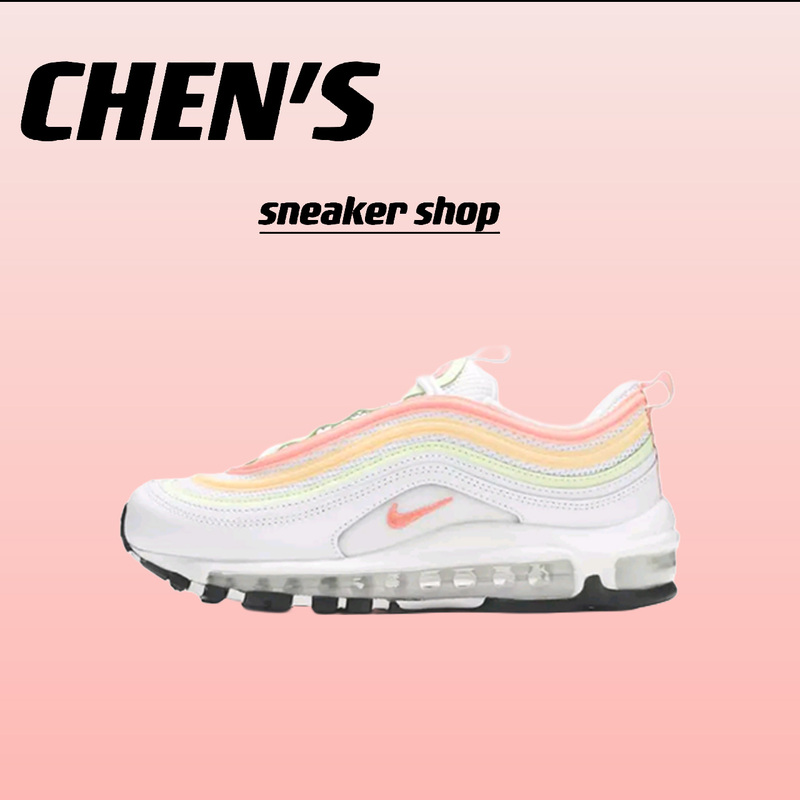 Nike Air Max 97 Running Shoes, Air Cushion Shock Absorption, Casual Shoes, Hangzhou Warehouse, Cz6087-100