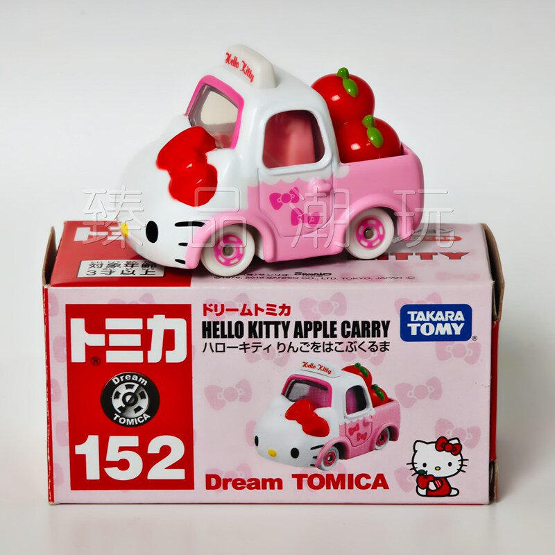 Authentic Japanese Version Tomy Tomica Alloy Car Model Dream Car 152 Hello Kitty Apple Car Authentic Japanese Version Tomy Tomica Alloy Car Model Dream Car 152 Hello Kitty Apple Car