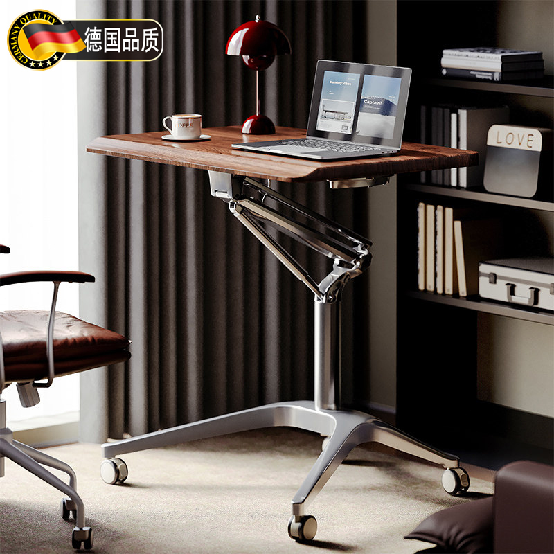 German Pneumatic Adjustable Computer Desk Standing Workstation Home Office Desk Small Laptop Movable Desk German Pneumatic Adjustable Computer Desk Standing Workstation Home Office Desk Small Laptop Movable Desk