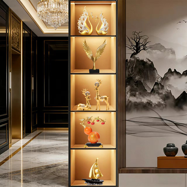 (5-piece set 148 yuan) Light luxury high-end TV cabinet handicrafts home living room wine cabinet decoration small ornaments