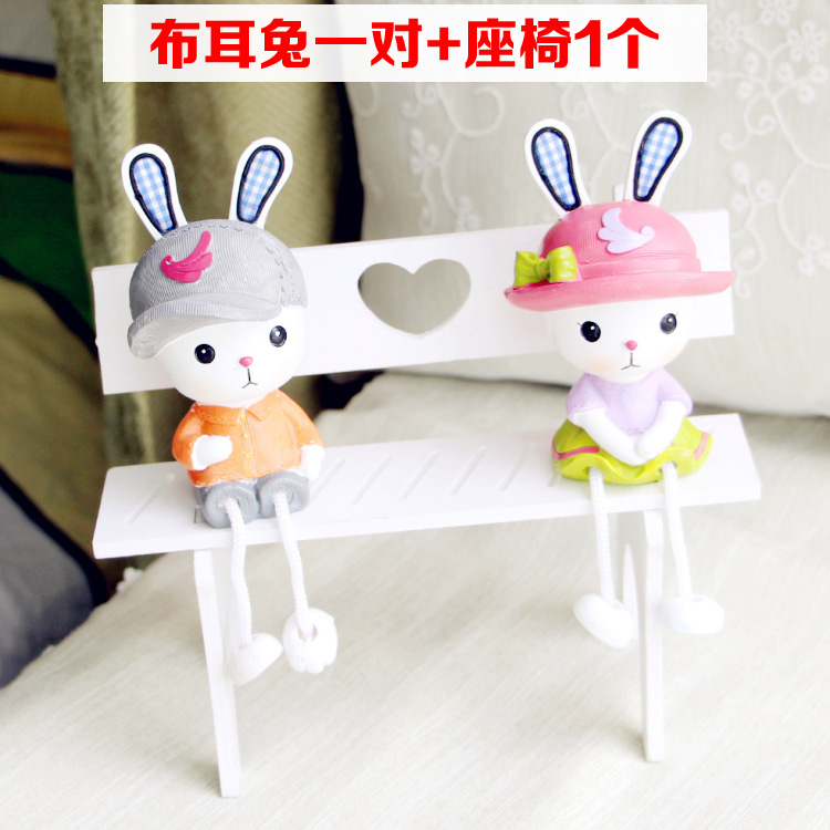Zakka chụp ảnh tạp hóa vẫn còn sống prop ghế nhựa treo chân búp bê nhỏ đặc biệt trang trí ghế trang trí nhà đẹp