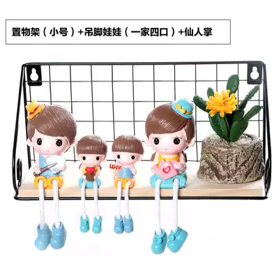 Home decorations Resin hanging feet doll small ornaments Wall shelves Craft gifts decoration Living room bedroom room furnishings