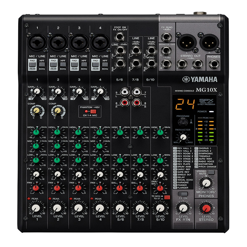 Yamaha Yamaha MG12 X mixer stage audio equipment conference performance recording studio home KTV