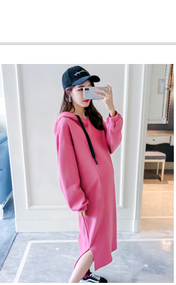 Quần bà bầu xuân hè 2018 mới quần hoang dã mẹ mặc quần legging thể thao quần lửng 9 quần quần dạ dày thời trang bầu