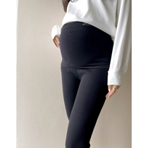 Pregnancy maternity dress 2021 new autumn and winter plus suede thickened warm trousers yoga underpants to fix skinny shark pants