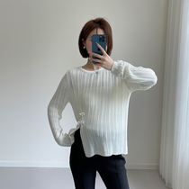 2024 spring and summer new design new Chinese style buckle maternity knitted sweater top