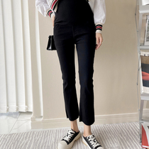 Gestational Woman Dress 2021 Fall New Fashion Great Elastic Korean Version 100 Hitch Yoyo Gas Tovened Slim Fit Pencil Pants