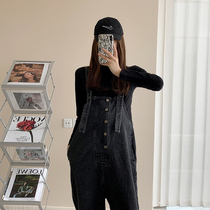 2021 New Gestational Woman Clothing Fall Jeans Fashion small extras Straight Drum Beat Underpants Loose Back Strap Pants