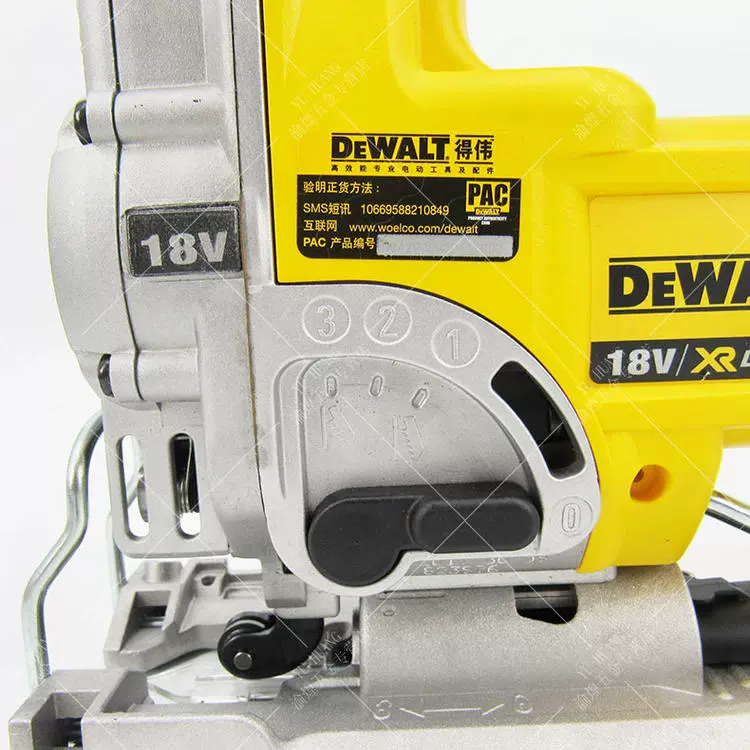 cưa dây Dewei DCS331 Lithium Pin 18V Curve Saw sạc gỗ Chainaw Đường cong thẳng cắt Dewei 334B cưa lọng bàn cưa lọng