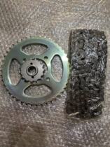 Applicable motorcycle sleeve chain pleasing crown HJ125-16 16C tooth disc HJ150-16 16A chain sleeve chain