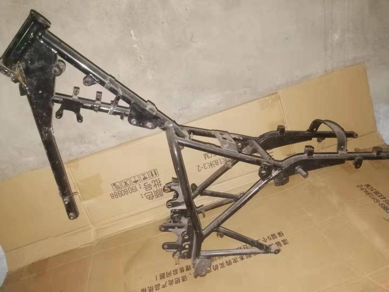 Suzuki silver leopard HJ125-7 CG125 Five sheep HJ125-2 frame large frame large frame with preset number-Taobao