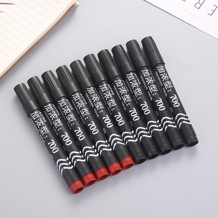 Oily Debit Pen Black Hook Pen Ink Marker Pen Black Red Blue Express Exotic Pen Color Macpen